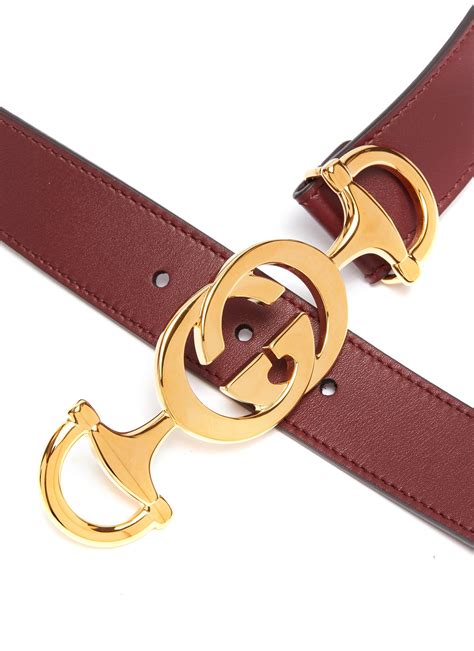 gucci horsebit gg buckle belt.